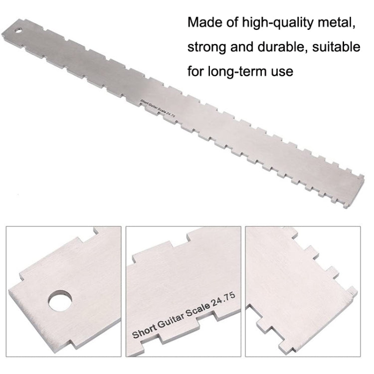 GNR3 Regla de cuello de bajo de medición de acero inoxidable, estilo:, Double Teeth, Double Teeth+String High Ruler, Double Teeth+Leveling Ruler, Double Teeth+Leveling Ruler+String High Ruler