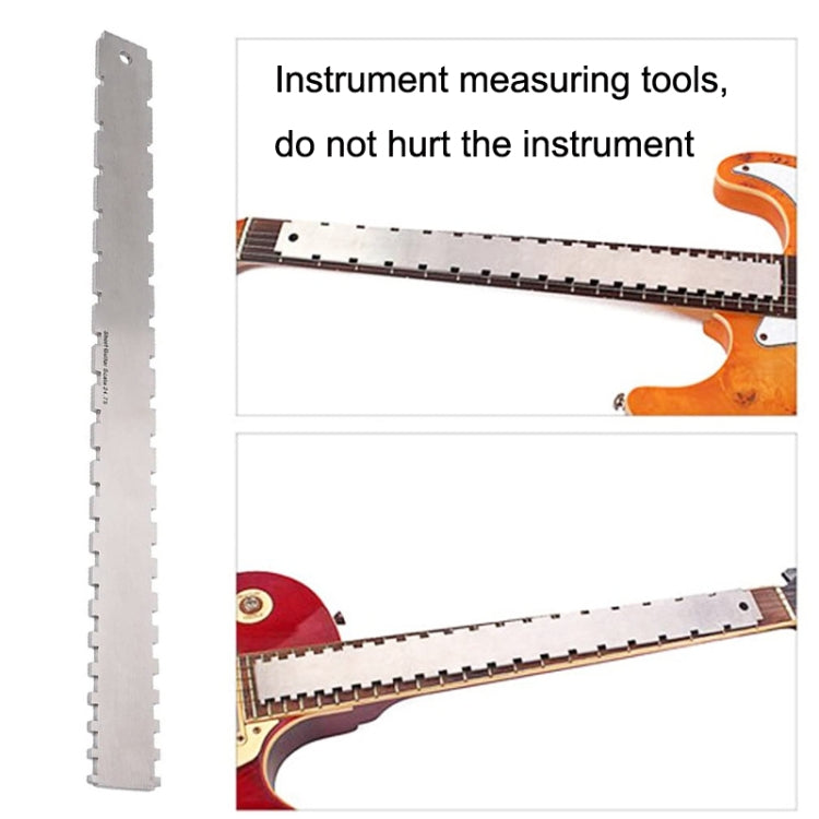 GNR3 Regla de cuello de bajo de medición de acero inoxidable, estilo:, Double Teeth, Double Teeth+String High Ruler, Double Teeth+Leveling Ruler, Double Teeth+Leveling Ruler+String High Ruler