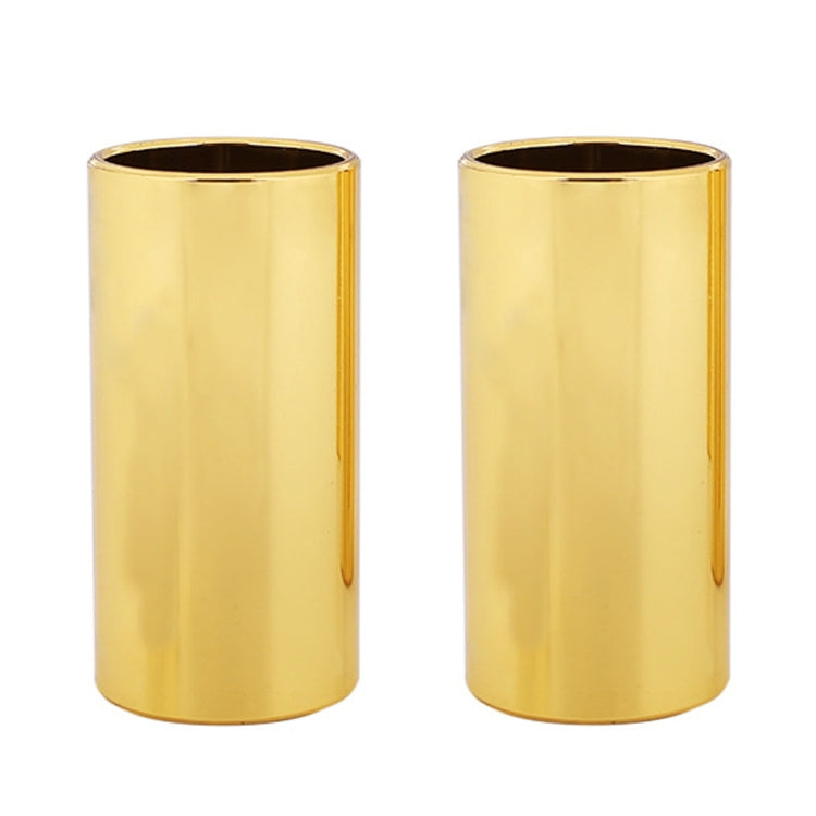 2 uds. De tubo deslizante de guitarra de acero inoxidable, bloque deslizante popular, 28mm(Silver), 51mm(Silver), 60mm(Silver), 70mm(Silver), 28mm(Gold), 51mm(Gold), 60mm(Gold), 70mm(Gold), 28mm(Black), 51mm(Black), 60mm(Black), 70mm(Black)