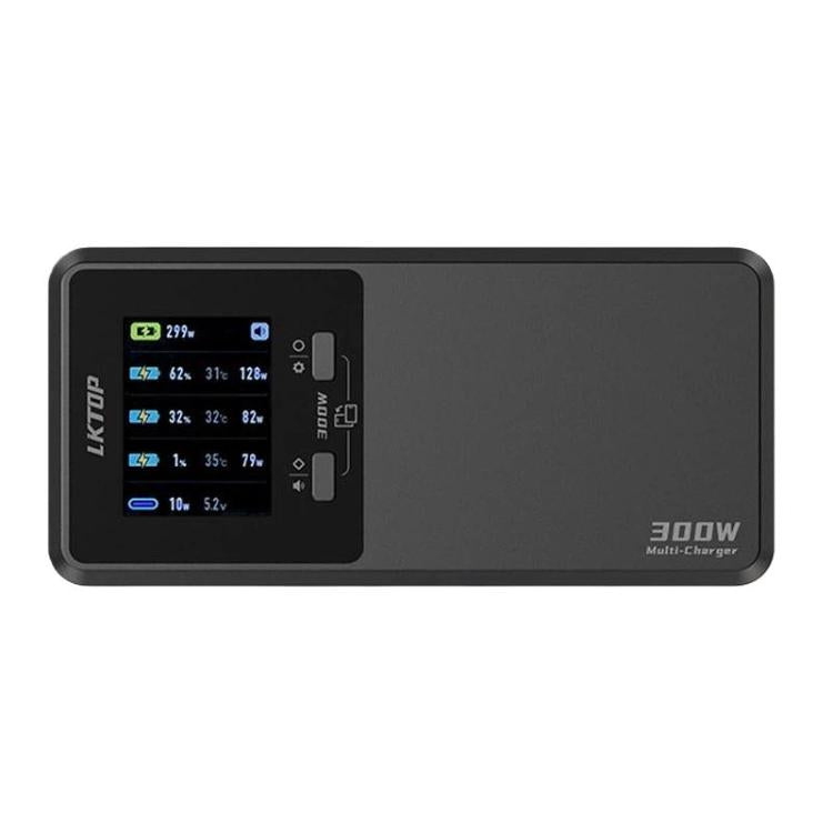 Cargador rápido de batería de 300 W con pantalla digital LKTOP UC363 para DJI Matrice 4D / 4TD, US Plug, EU Plug
