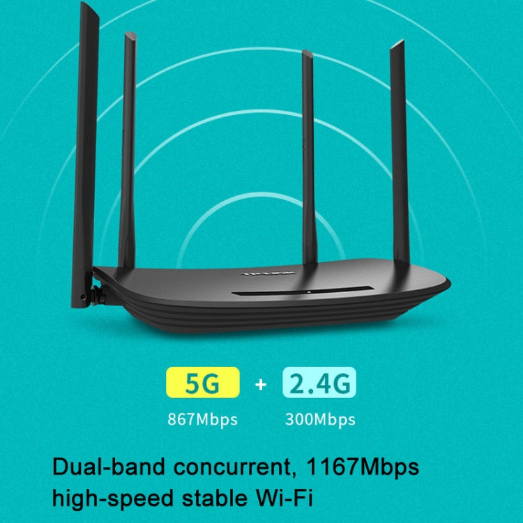 TP-LINK TL-WDR5620 AC1200 5G/2.4G Router inalámbrico Gigabit de doble banda, enchufe CN, With 1m Network Cable
