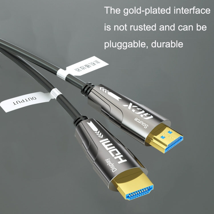 Cable óptico activo HDMI 2.0 macho a HDMI 2.0 macho 4K HD, longitud del cable:, 1.8m(Grey), 3m(Grey), 5m(Grey), 8m(Grey), 10m(Grey), 15m(Grey), 20m(Grey), 25m(Grey), 30m(Grey), 35m(Grey), 40m(Grey), 45m(Grey), 50m(Grey), 60m(Grey), 70m(Grey), 80m(Grey)...