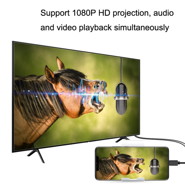 1080P HDTV Dongle Cable, Plug and Play HDMI con pantalla Plug and Play, R10, LD32 8 Pin+Micro USB to HDMI, LD36 8 Pin to HDMI, LD36 8 Pin + Micro USB + Type-C / USB-C to HDMI