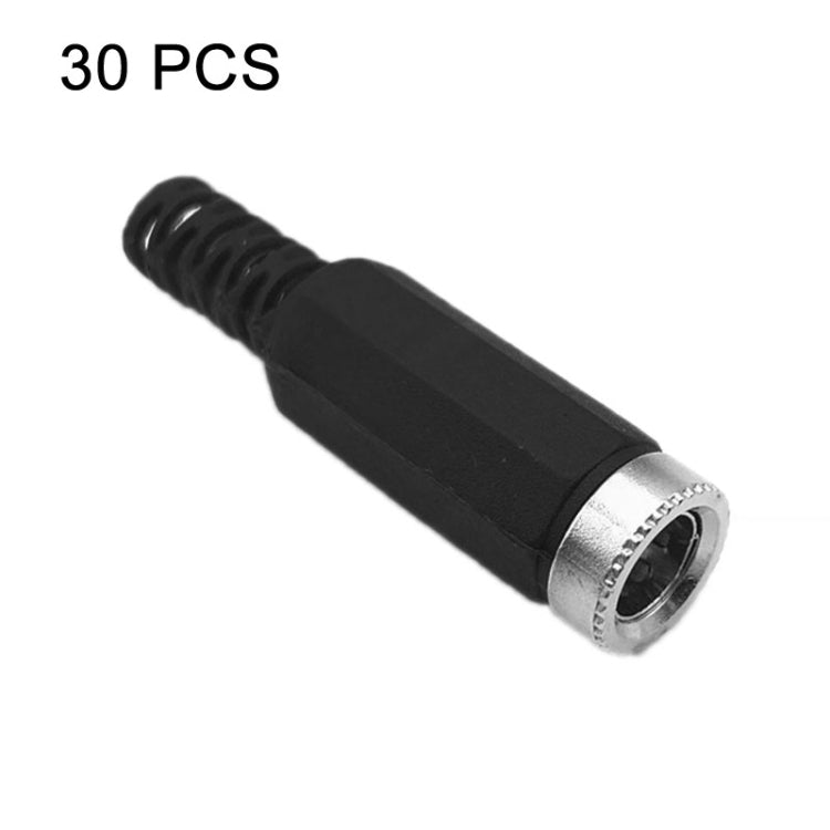 30 piezas de cable de soldadura ensamblado DC cabeza hembra, DC 2.1mm, DC 2.5mm