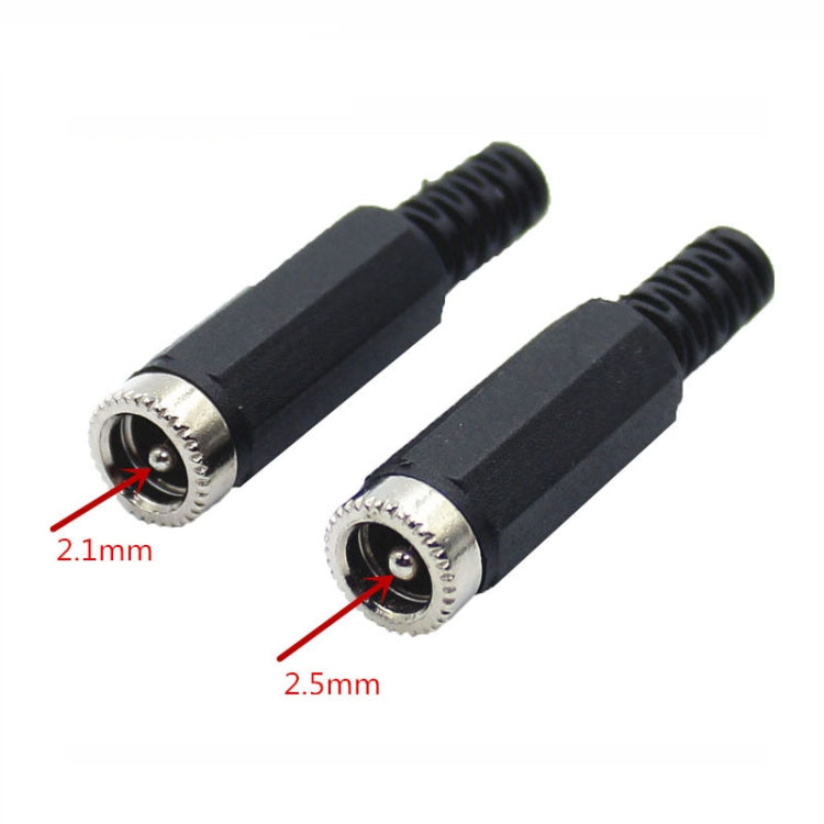 30 piezas de cable de soldadura ensamblado DC cabeza hembra, DC 2.1mm, DC 2.5mm