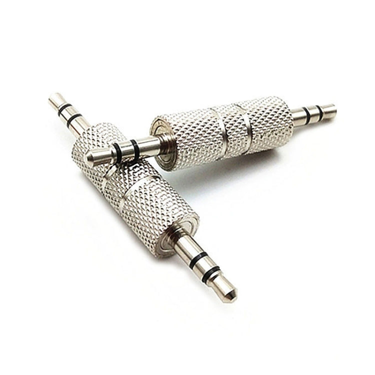 20 PCS Metal 3.5mm Audio Macho a Macho Adaptador Directo