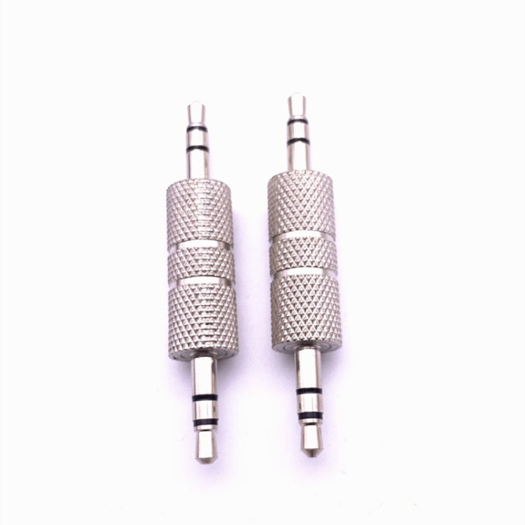 20 PCS Metal 3.5mm Audio Macho a Macho Adaptador Directo