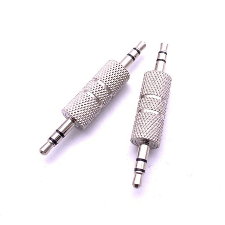 20 PCS Metal 3.5mm Audio Macho a Macho Adaptador Directo