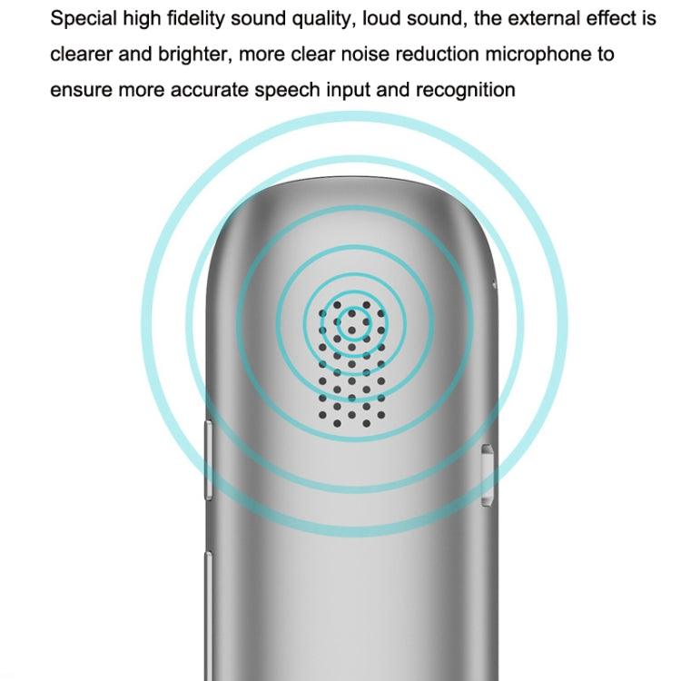 Junyue G5 máquina de traducción de idiomas inteligente Bluetooth bolígrafos de traducción de aprendizaje de negocios portátiles, G5 White, G5 Black