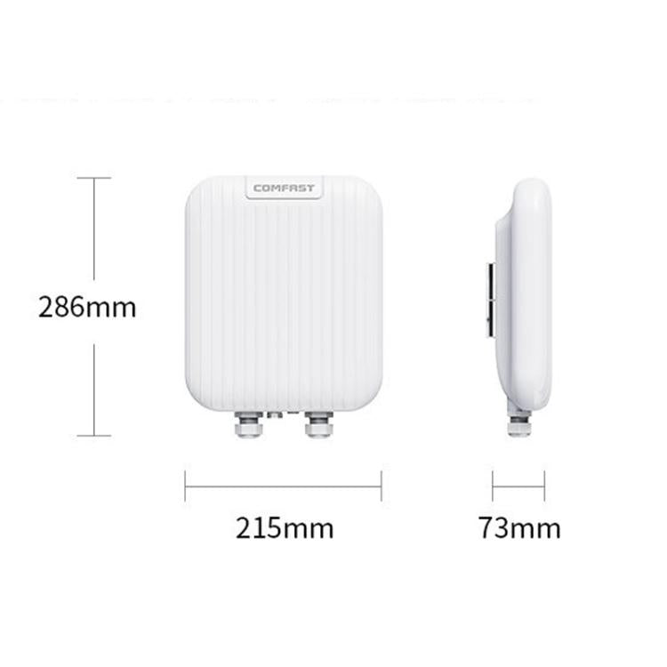 Punto de acceso WiFi 7 para exteriores COMFAST CF-WA971 de 3600 Mbps con cobertura direccional, puertos WAN de 2,5 G y LAN Gigabit., EU Plug, US Plug, UK Plug