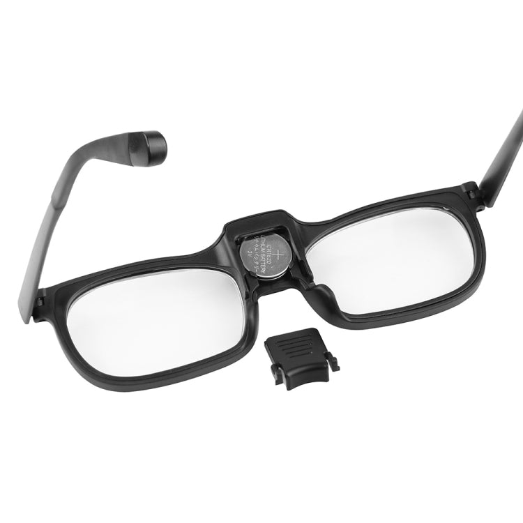 Lupa de lectura y pintura tipo gafas con luces 2LED, 19156-3C, 19156-3A