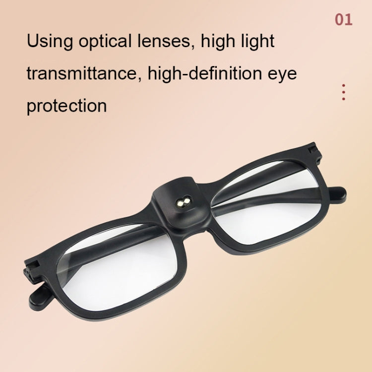 Lupa de lectura y pintura tipo gafas con luces 2LED, 19156-3C, 19156-3A