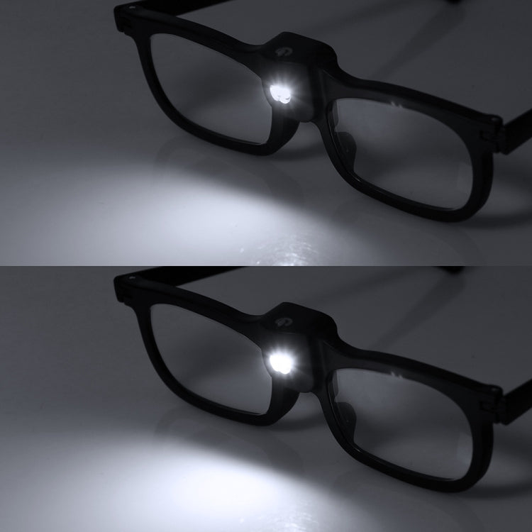 Lupa de lectura y pintura tipo gafas con luces 2LED, 19156-3C, 19156-3A