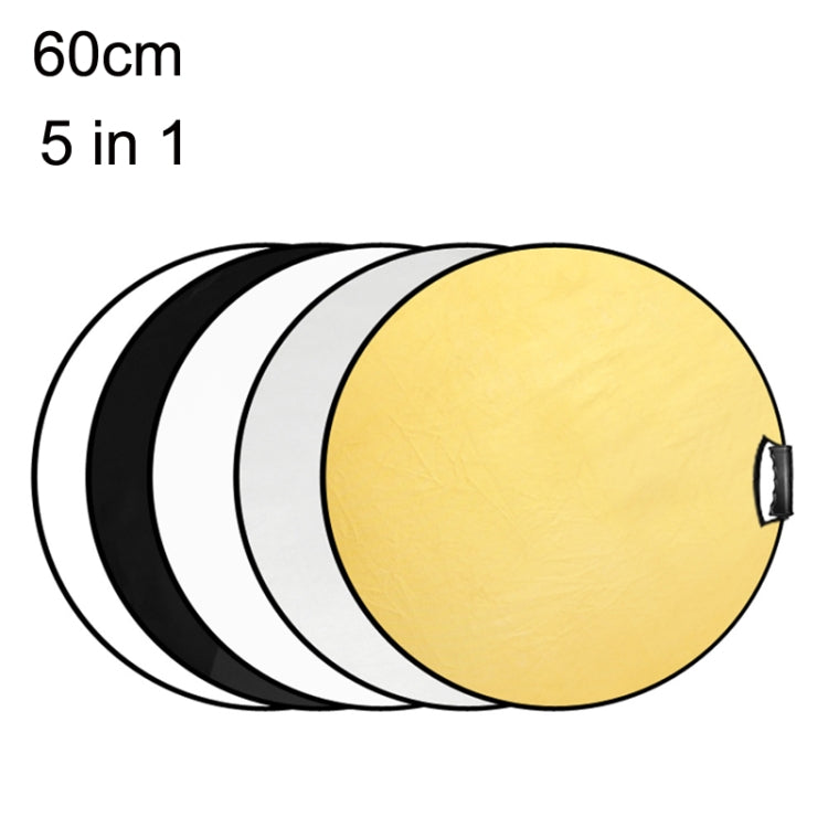 Tablero reflector plegable Selens 5 en 1 (oro / plata / blanco / negro / luz suave), tamaño:, 60cm Round, 80cm Round, 110cm Round, 60x90cm, 80x120cm, 120x180cm, 150x200cm, 80cm Triangle, 110cm Triangle