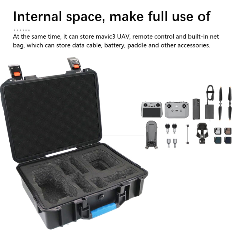Para DJI Mavic 3 Classic Drone Storage Box Estuche portátil a prueba de explosiones, Explosion-proof Case