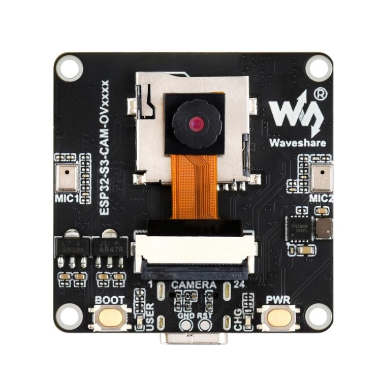 Placa de desarrollo de cámara AIoT Waveshare ESP32-S3, With GC0308 Camera, With GC2145 Camera, With OV3660 Camera, With OV5640 Camera