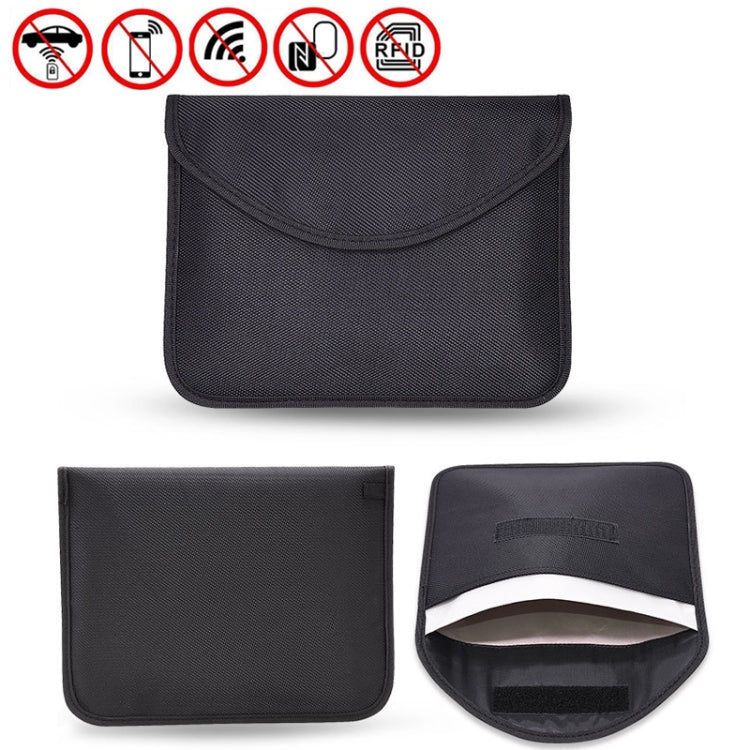 Bolsa de protección de señal de tableta de teléfono celular Estuche antirradiación RFID, 23.5 x 18cm
