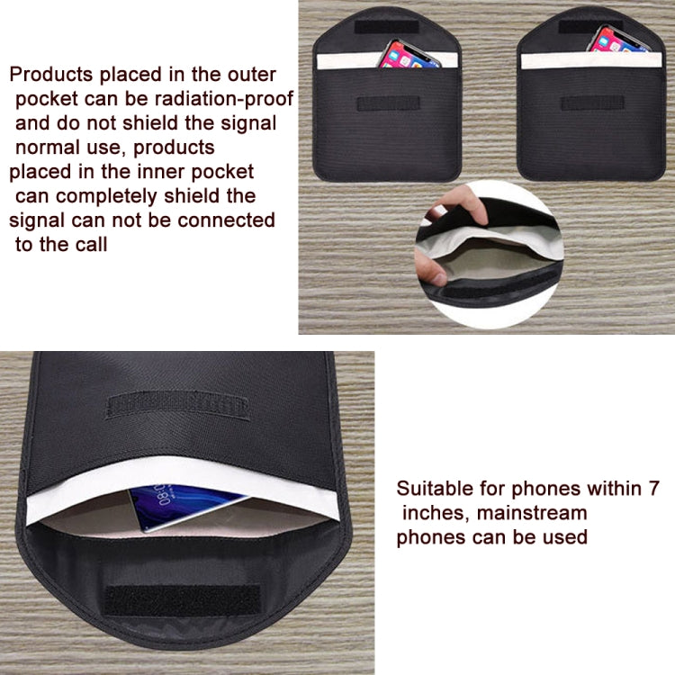 Bolsa de protección de señal de tableta de teléfono celular Estuche antirradiación RFID, 23.5 x 18cm