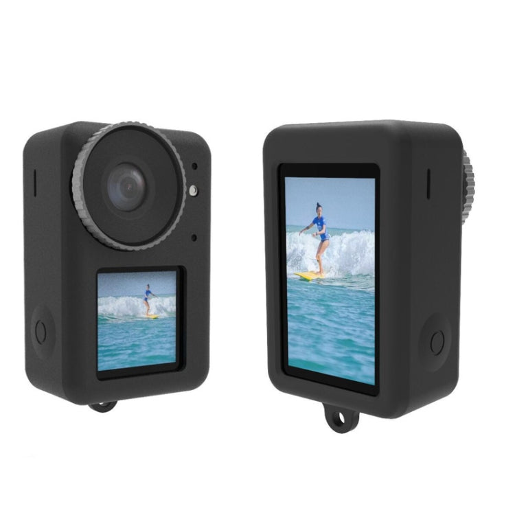 Para DJI Osmo Action 3 Funda protectora de silicona Tapa de lente, Silicone (Black), Silicone (Red), Silicone (Blue)