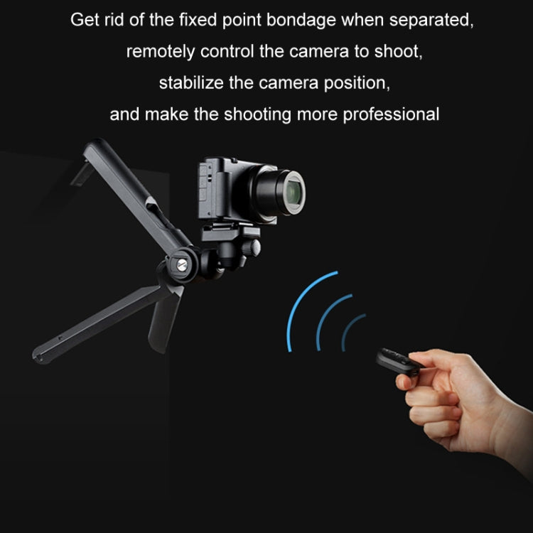 PGYTECH cámara teléfono móvil escritorio Pan Tilt trípode de mano, Black, White, Only Tripod, Remote Control Set, Remote control M1