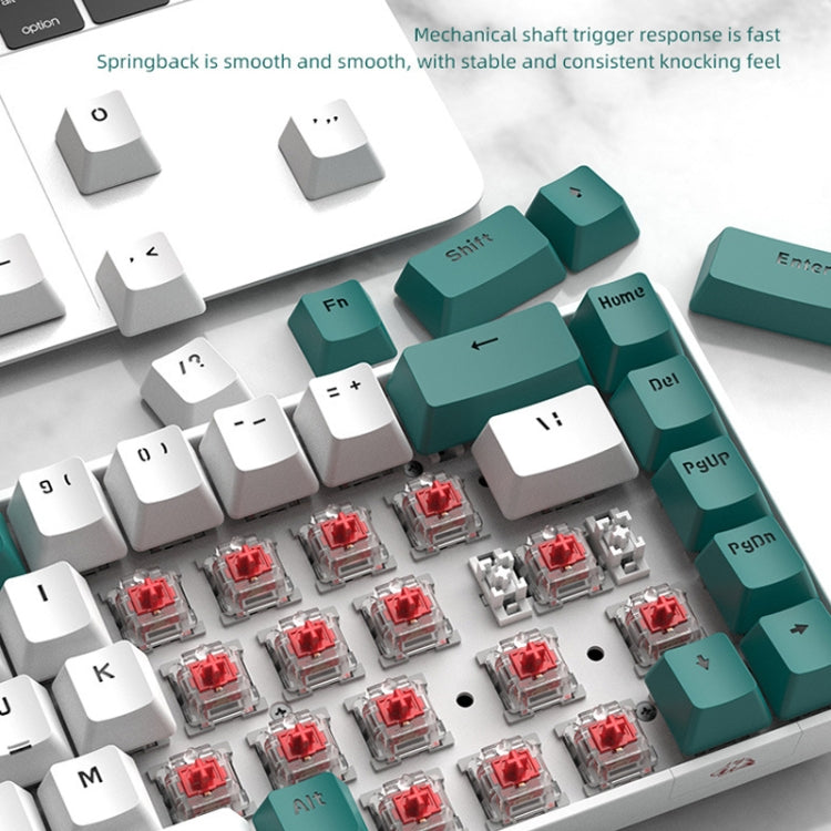 ZIYOU LANG T8 Teclado mecánico para juegos RGB de 68 teclas, longitud del cable: 1,5 m, estilo:, T8 Micro Light Version Green Shaft, T8 Micro Light Version Tea Shaft, T8 Water Green Version Green Shaft, T8 Water Green Version Red Shaft                 ...