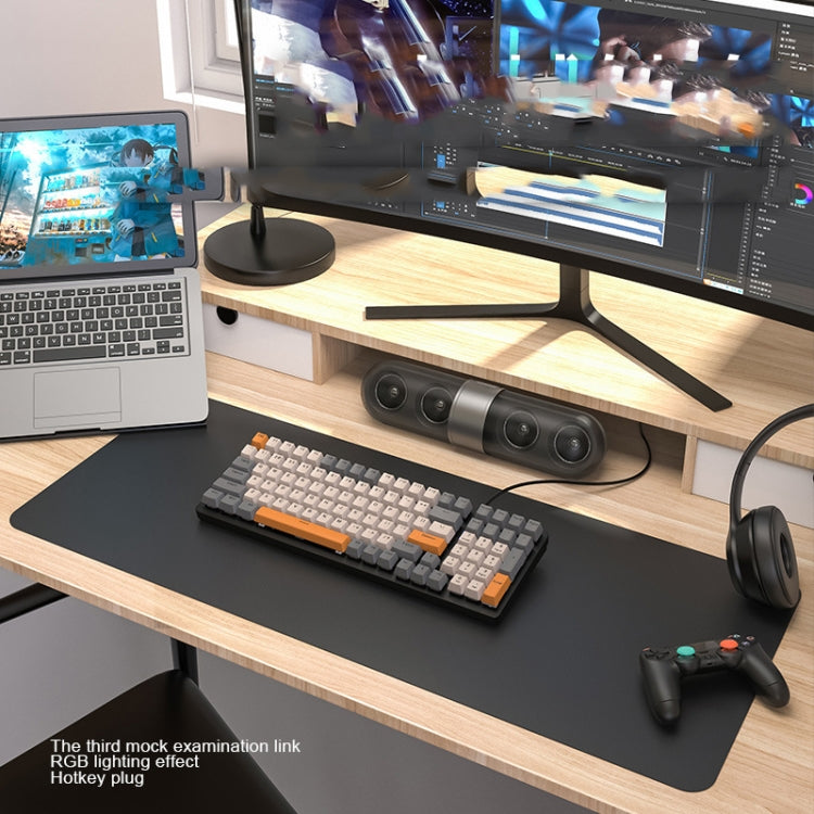 ZIYOU LANG K3 Juego de 100 teclas Teclado mecánico con cable brillante, Longitud del cable: 1,5 m, Estilo:, K3 Micro Light Version Green Axis, K3 Micro Light Version Red Axis, K3 Water Green Version Green Axis, K3  Water Green Version Red Axis         ...