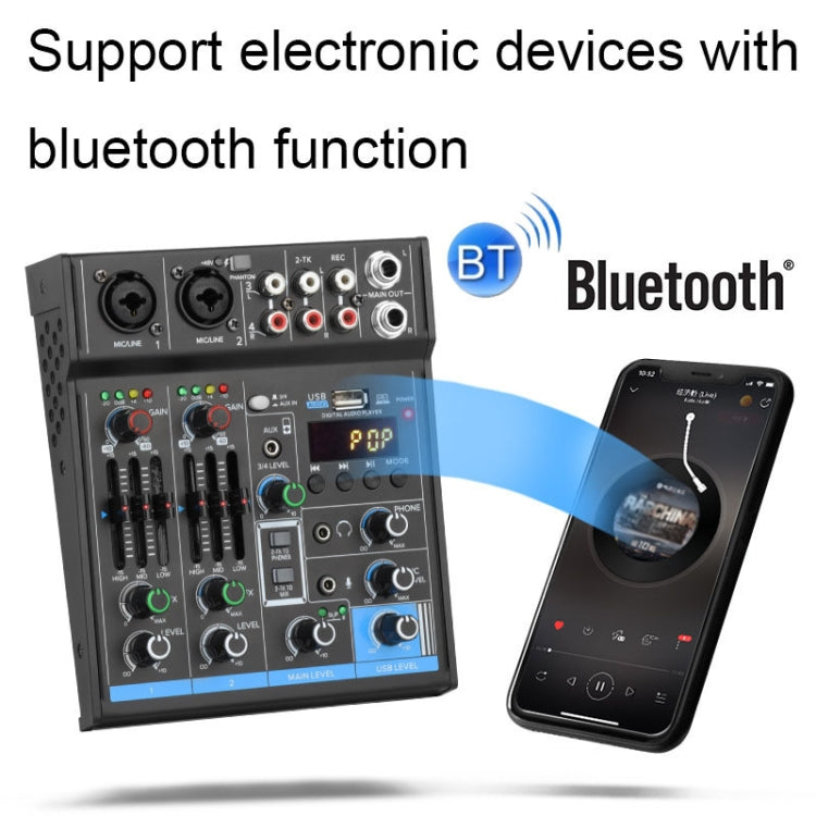 Tarjeta de sonido Bluetooth de grabación de computadora doméstica de 4 vías balanceada USB