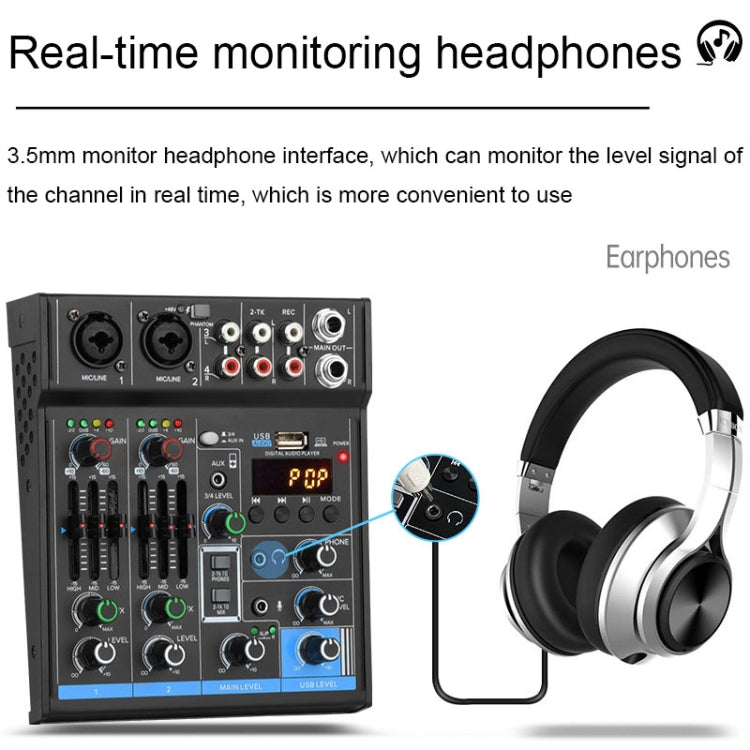 Tarjeta de sonido Bluetooth de grabación de computadora doméstica de 4 vías balanceada USB