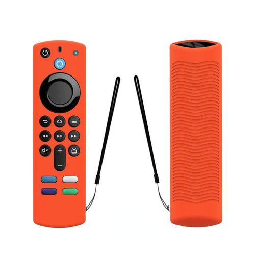 2 uds Y27 para Alexa Voice Remote 3rd Gen funda protectora antideslizante de silicona