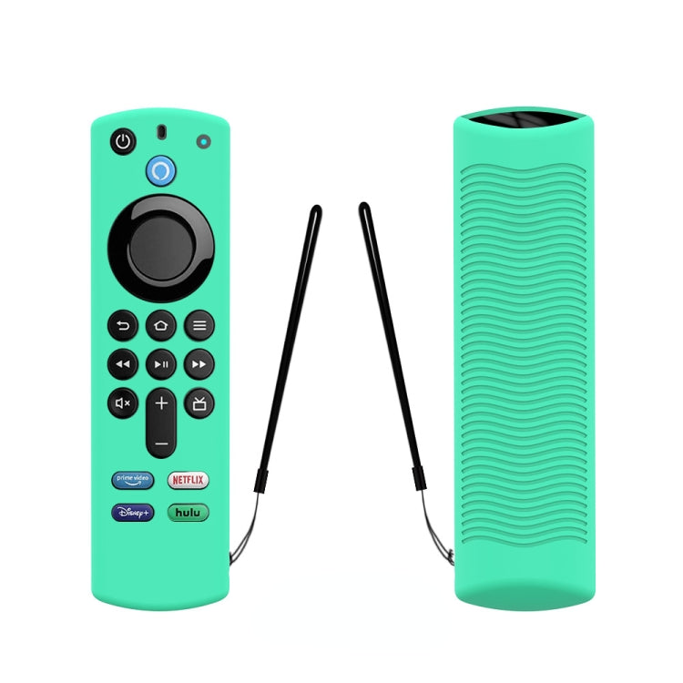 2 uds Y27 para Alexa Voice Remote 3rd Gen funda protectora antideslizante de silicona