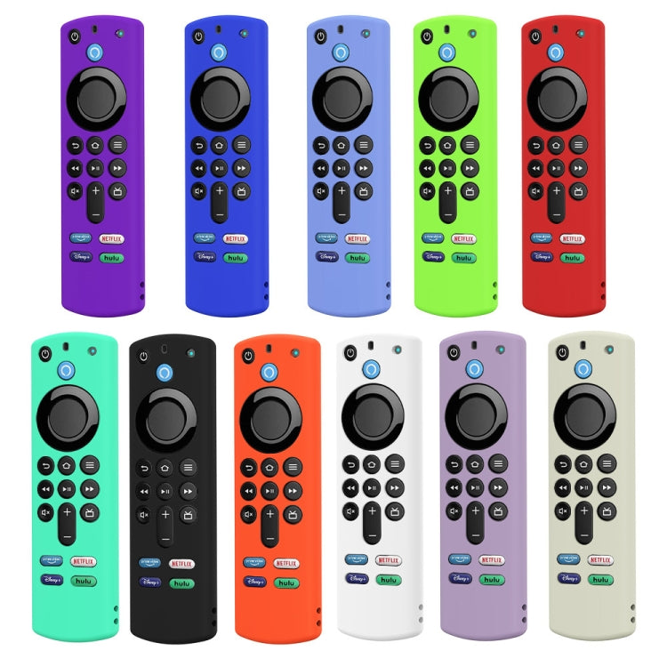 2 uds Y27 para Alexa Voice Remote 3rd Gen funda protectora antideslizante de silicona