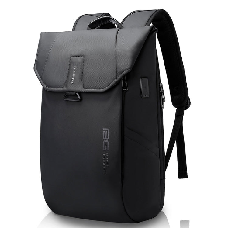 BANGE BG-2575 Mochila impermeable antirrobo para computadora portátil Mochila de negocios de trabajo diario de 15.6 pulgadas, BG-2575 Black, BG-2575  Grey