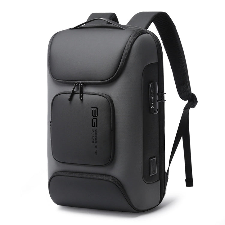BANGE BG-7216plus Mochila de viaje impermeable antirrobo para hombres Bolsa para computadora portátil de 15.6 pulgadas, BG-7216plus (Black), BG-7216plus (Grey)