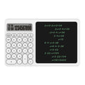 Tablero de escritura LCD para calculadora de oficina con soporte, White