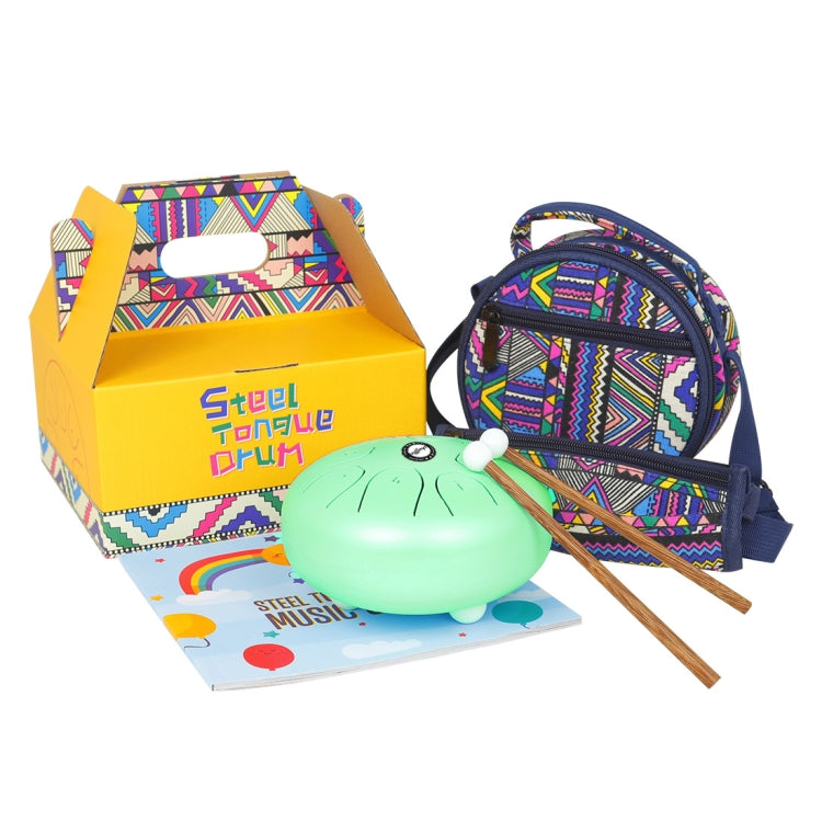 Shuffle SD-5 Instrumento de percusión de tambor vacío sin preocupaciones con lengua de acero de 5,5 pulgadas, Shuffle Yellow, Shuffle Pink, Shuffle Purple, Shuffle Green