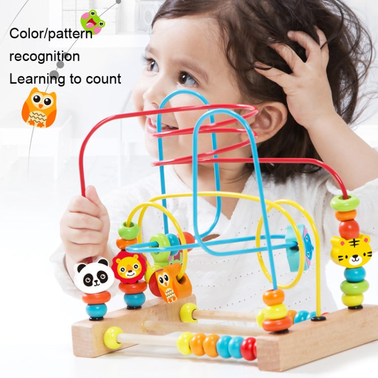 Cuentas para niños alrededor de juguetes de bloques de rompecabezas multifuncionales, estilo:, Cupid Fruit, Cupid Animal, Animal, Ocean, Traffic