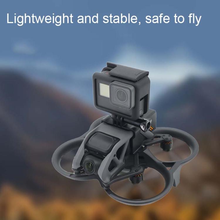 Para DJI Avata CQT Adaptador de expansión superior Soporte de cámara deportiva, For DJI Avata