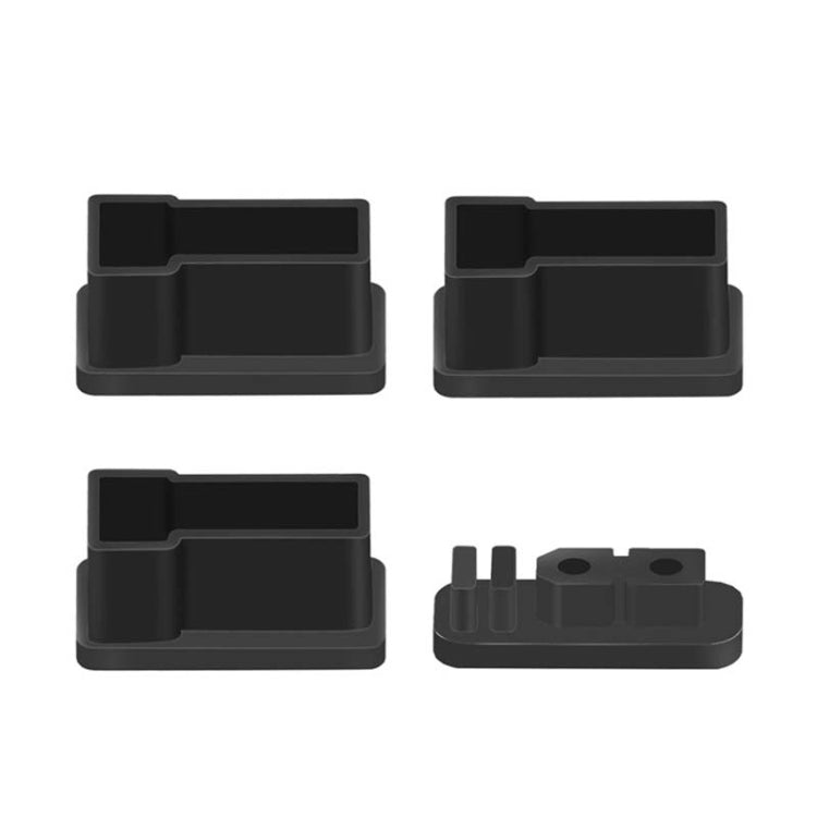 Para DJI Avata CQT 913407 Cuerpo de la batería Contacto TPU Tapones a prueba de polvo Cubierta de protección contra la humedad, 4PCS/Set