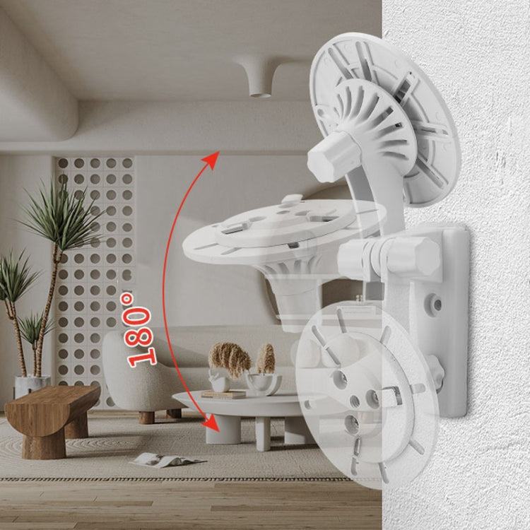 Soporte de plástico sin perforaciones para cámaras de vigilancia con cabezal basculante, For Swing-head Cameras