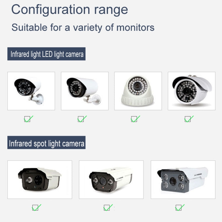 Para cámara de seguridad Hikvision 3 uds soporte de montaje de aluminio, For Hikvision