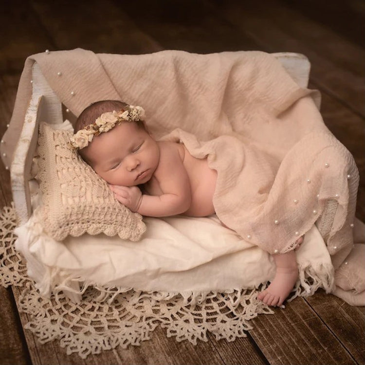 Manta redonda de encaje hueco + traje de almohada atrezos para fotografía de bebés, Blanket Suit(White), Blanket Suit(Pink), Blanket Suit(Light Blue), Blanket Suit(Light Green), Blanket Suit(Khaki), Blanket Suit(Beige)