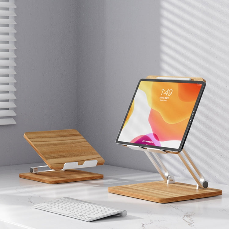 AP-2DP Soporte de soporte para computadora portátil de tableta de madera elevable de escritorio, AP-2DP