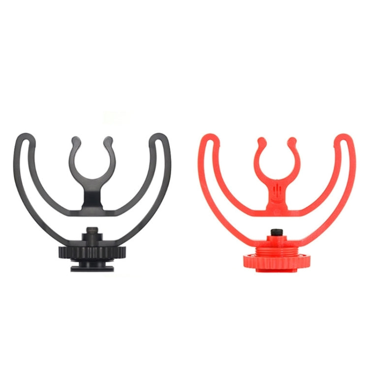 2 uds soporte de montaje de micrófono soporte de micrófono de montaje en zapata fría, 2pcs Cold Shoe Mount Red, 2pcs Cold Shoe Mount Black