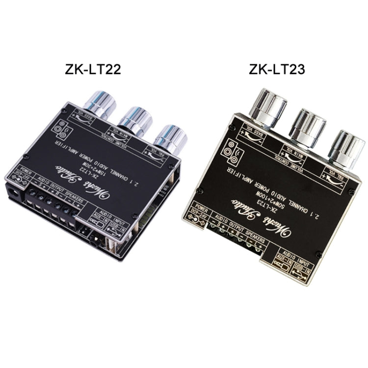 Módulo amplificador receptor de audio Bluetooth TWS de 2.1 canales con subwoofer, LT22 15W+30W, LT23 50W+100W