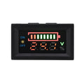 Interruptor de visualización del medidor de potencia de voltaje de la batería de litio del coche eléctrico, 6-30V, 7-100V