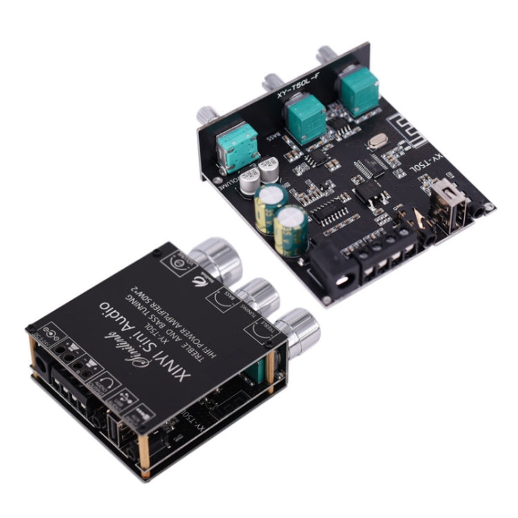 XY-T50L 12V Bluetooth 5.0 Audio Digital Clase D Módulo receptor con amplificador, XY-T50L