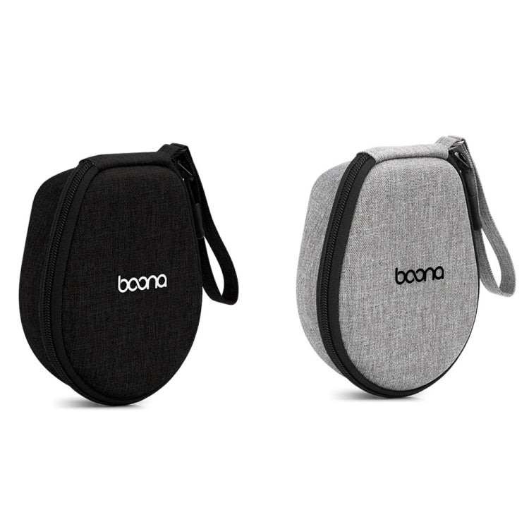 Para Aftershokz AS660/AS650 Baona BN-F035 Bolsa de almacenamiento antipresión y a prueba de golpes para auriculares, BN-F035 (Grey), BN-F035 (Black)