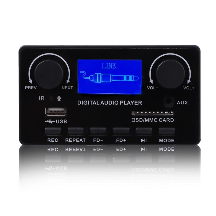 Placa base de altavoz D008BT, placa decodificadora LCD Bluetooth, placa amplificadora de reproducción de disco U, D008BT