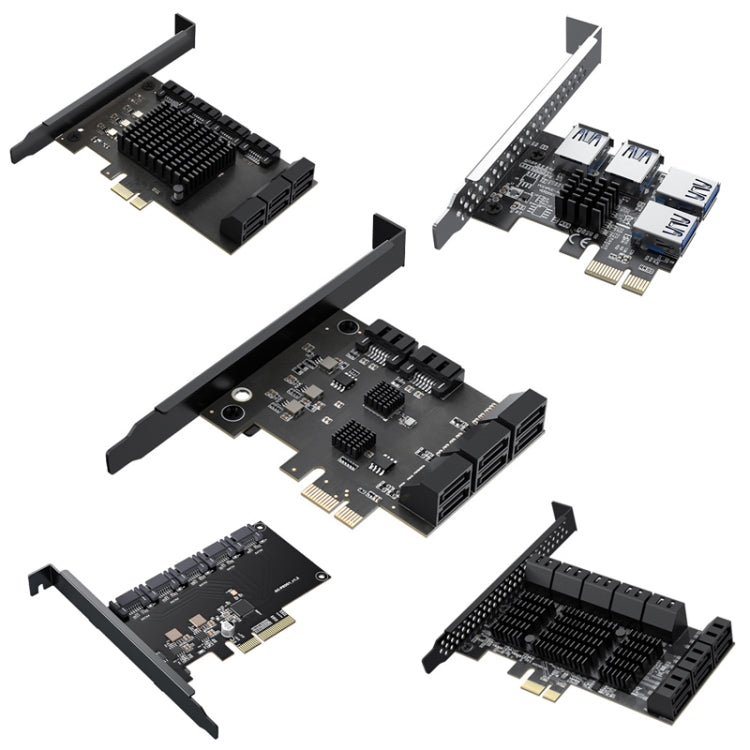 Disco duro de estado sólido de escritorio para computadora con tarjeta rotativa SATA3.0, estilo:, PCIE X4 To 5 Ports, PCIE X1 To 8 Ports, PCIE X1 To 10 Ports, PCIE X1 To 16 Ports, PCI-E1 To 4