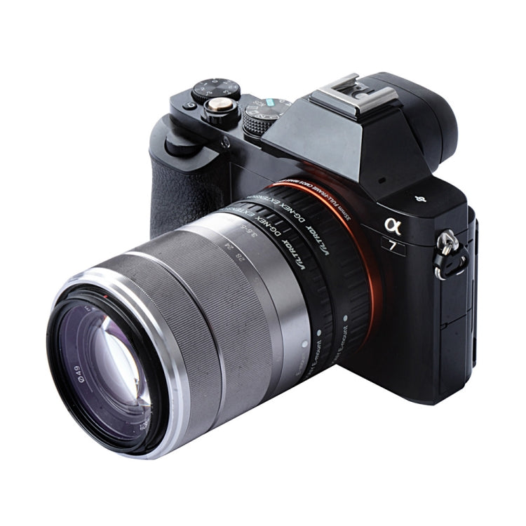 Para cámara Sony VILTROX DG-NEX Anillo de primer plano automático Conjunto de anillo macro